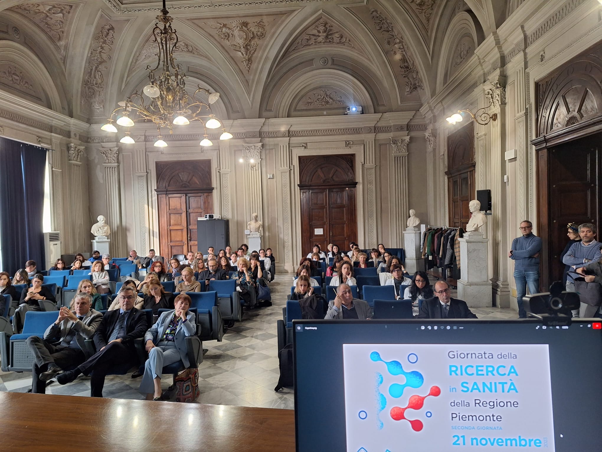 pubblico giornata della ricerca in sanità della Regione Piemonte 2023