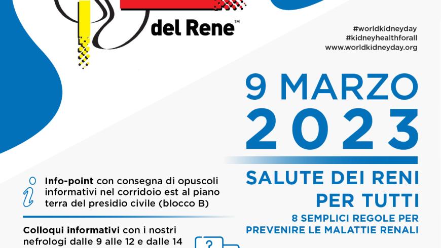 locandina giornata rene 2023