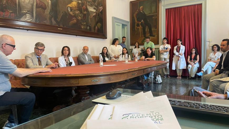 un momento della presentazione del premio riccoboni