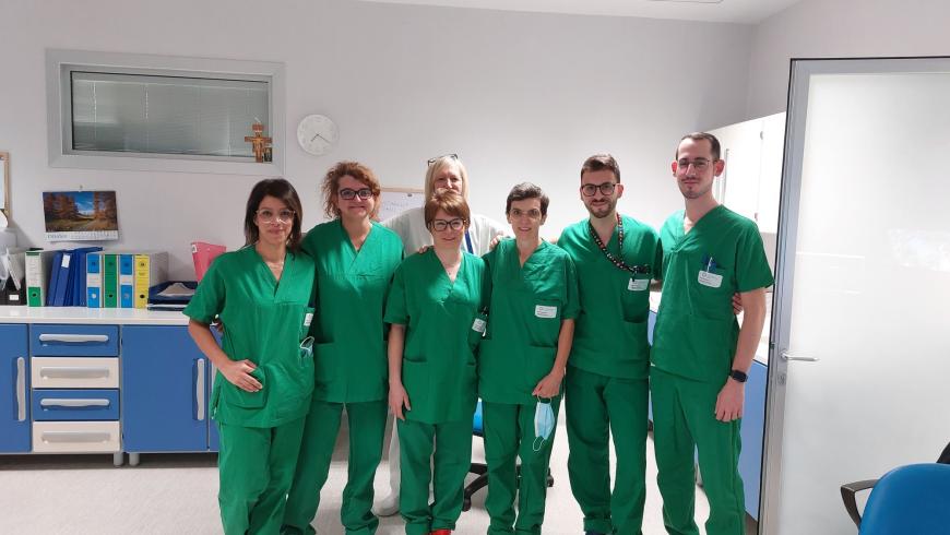 marina castagno e il team infermieristico