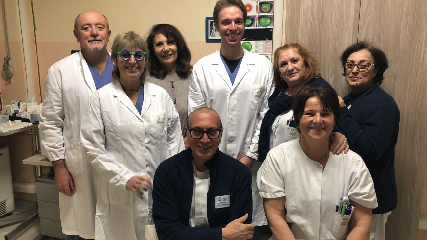 Due trapianti di cornea in Oculistica