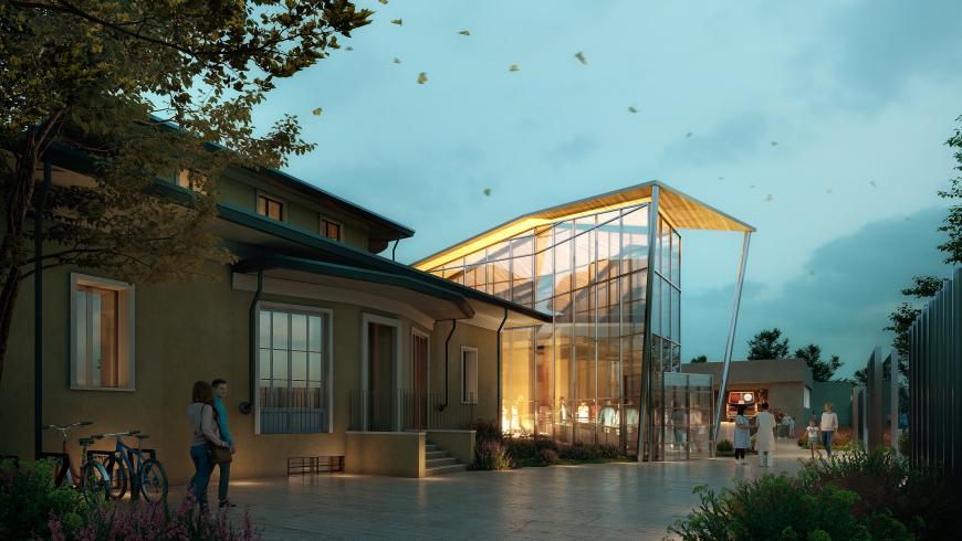 rendering ospedale infantile