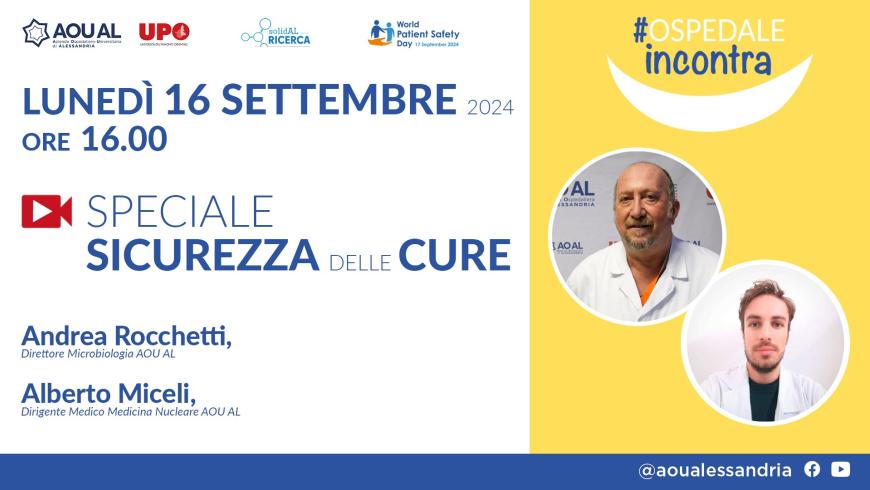 Ospedale Incontra: speciale sicurezza delle cure 